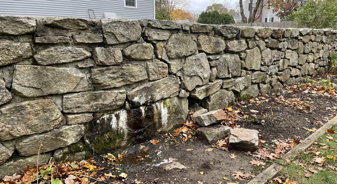 Signs Your Stone Retaining Wall in Warwick Needs Some Attention