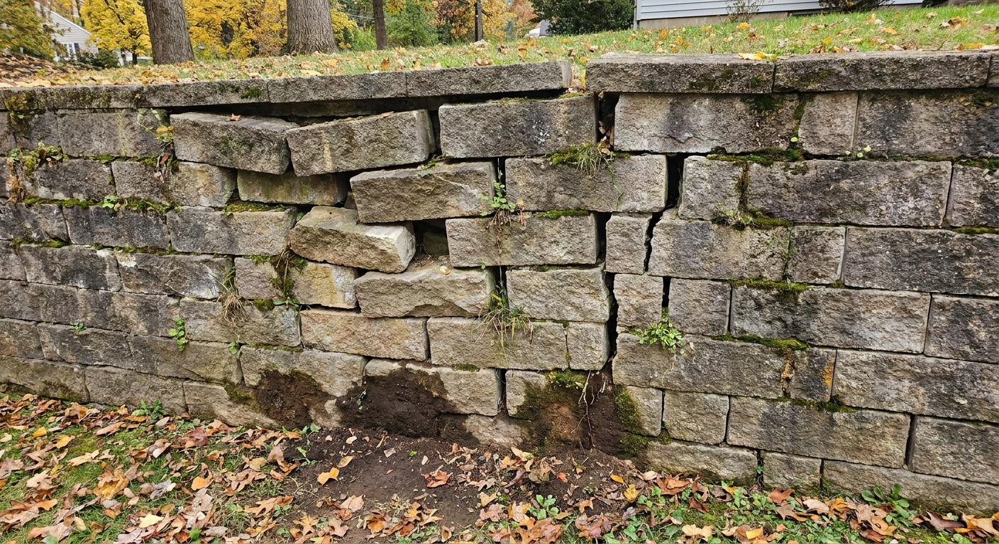 Warning signs your Warwick stone retaining wall needs repair